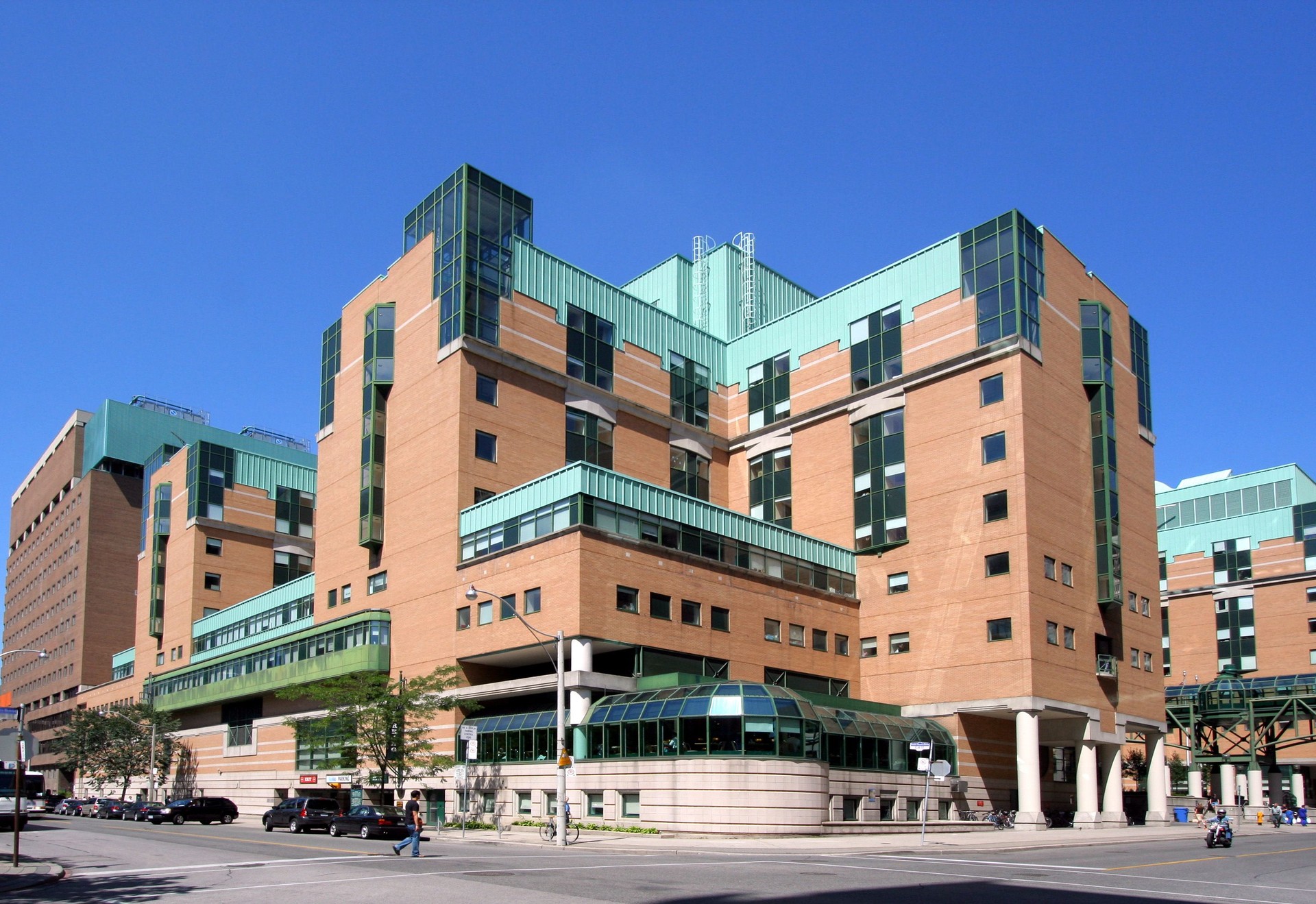 Modern hospital complex